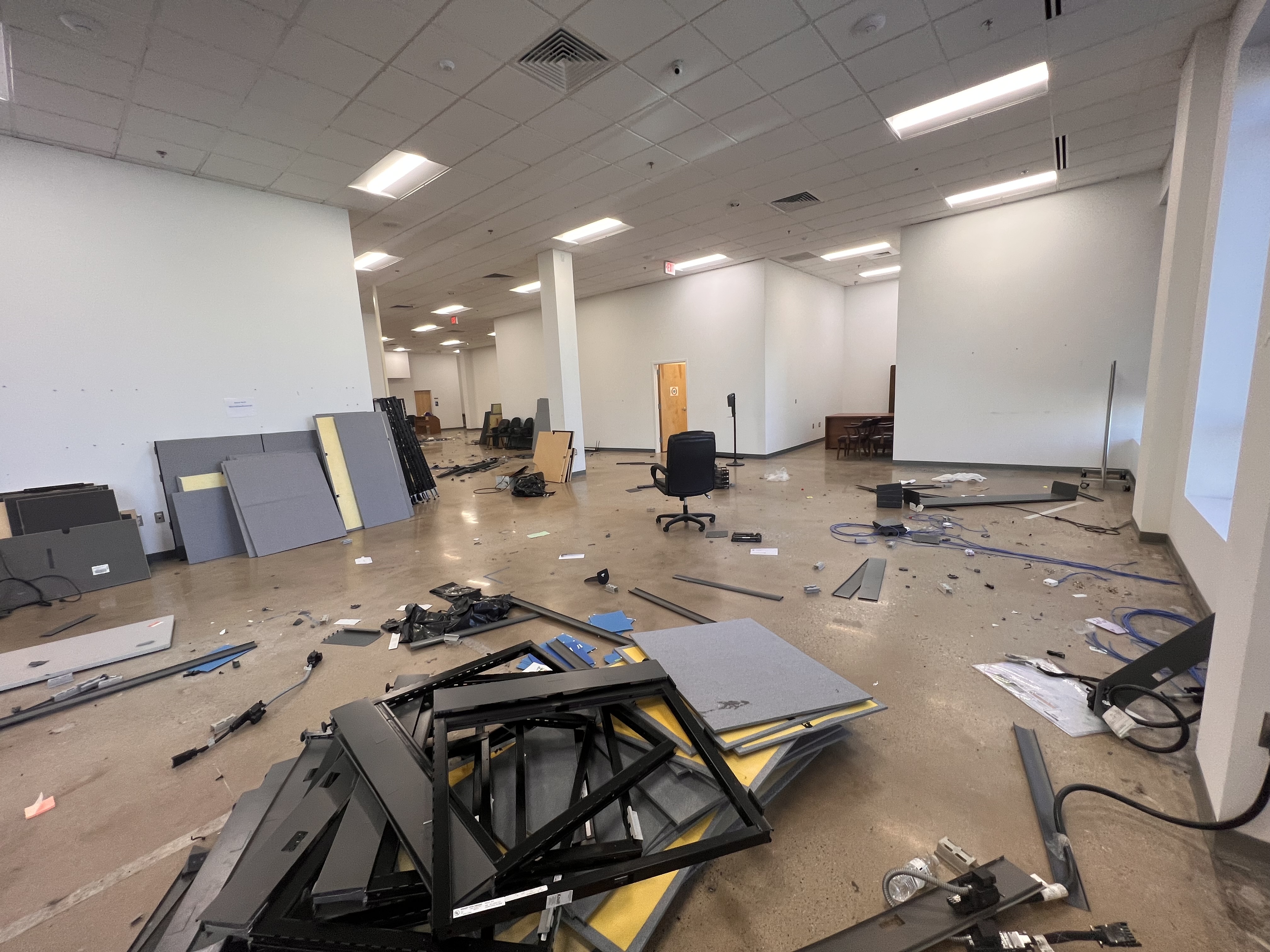 DMV office demolition debris removal Norristown PA